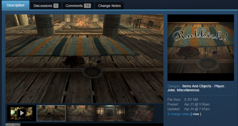 Illustration for article titled The Most Ridiculous Skyrim Mods People Are Trying To Sell On Steam